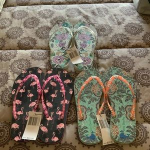 Vera Bradley brand new flip-flops